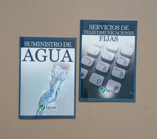 Guías del agua y servicios de telecomunicaciones