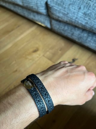 Bracciale Fendi Selleria Pelle Nero