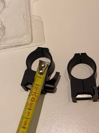 Anillas Warne Maxima 30 mm Desmontables Visor