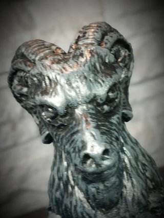 Statua Baphomet Capra Scultura Gotico Devil