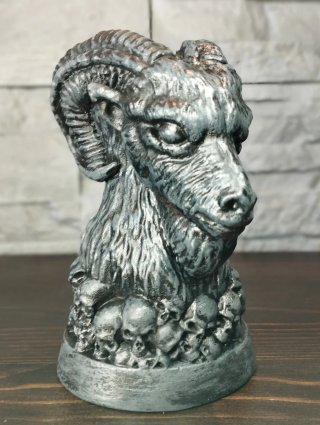 Statua Baphomet Capra Scultura Gotico Devil