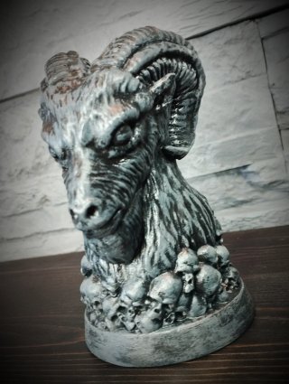 Statua Baphomet Capra Scultura Gotico Devil