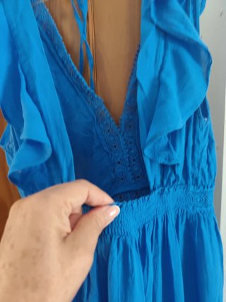 Vestido de verano azul