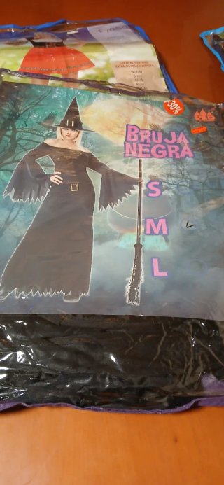 Disfraz Bruja Negra Talla M