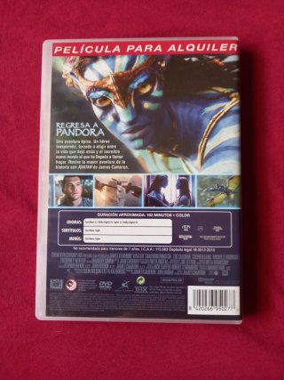 DVD Avatar James Cameron Español