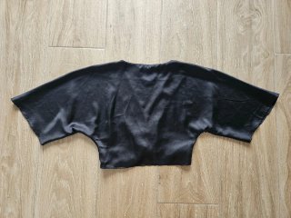 Blusa Zara Satén Cruzada Talla M