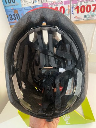 Casco Met Rivale Rojo y Negro