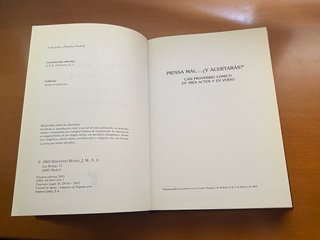 Piensa Mal y Acertaras / Mancha Quelimpia