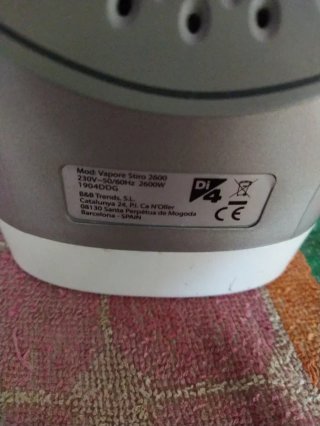Plancha Vapor 2600W Diseño F1