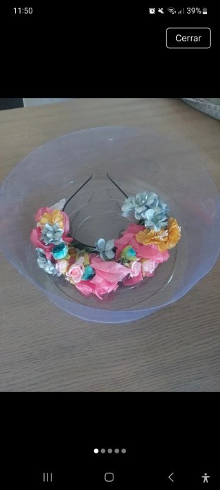 Tocado de flores