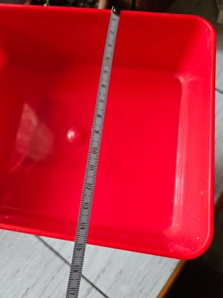 Bilancia da cucina rossa MAX 5 kg