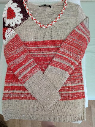 Jersey Korishi Collection mujer lentejuelas S