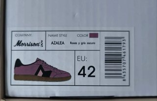 Zapatillas Morrison Rosa y Gris