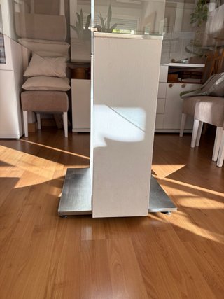 Mesa Comedor Cristal Templado y Metal