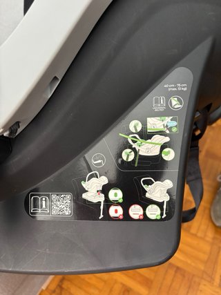 Carrito de bebé Kinderkraft gris