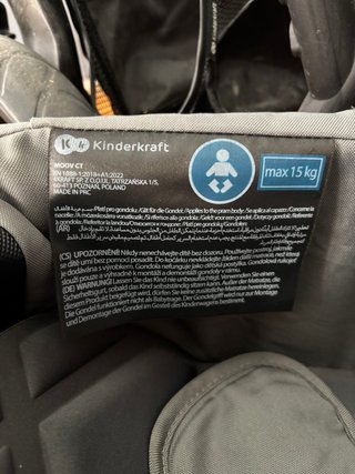 Carrito de bebé Kinderkraft gris