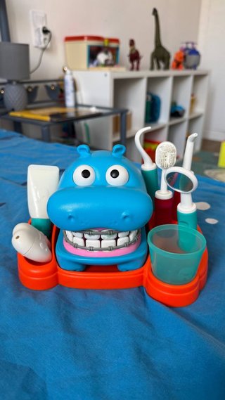 Juego Dentista Infantil Hipopótamo Completo
