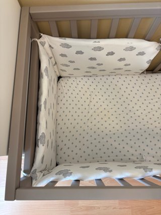 Cuna madera 120x60 marrón claro