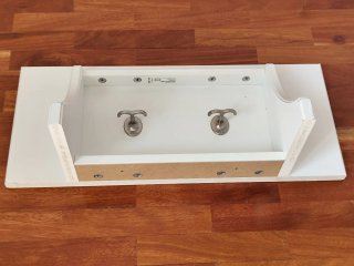 Estante pared IKEA STENSTORP con ganchos