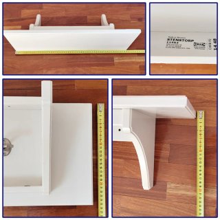 Estante pared IKEA STENSTORP con ganchos