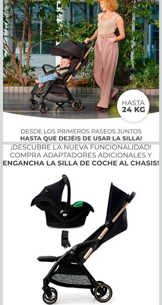 Silla de Paseo Kinderkraft APINO (NUEVO) Gris