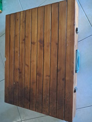 Mesa plegable madera picnic/playa