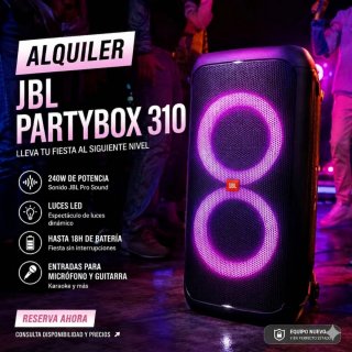 Alquiler JBL Partybox 310