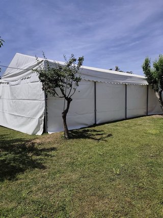 Carpa Blanca 6x12 metros