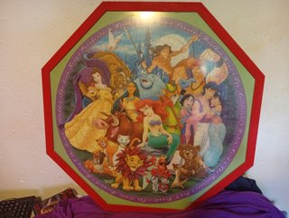Cuadro Disney 90s Puzzle Marco Rojo