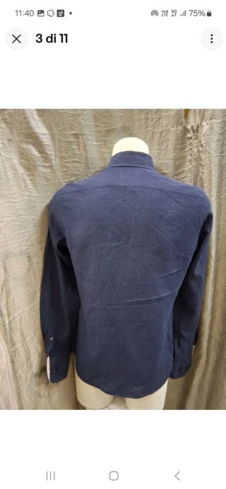 Camicia uomo puro lino Daddy & Son M
