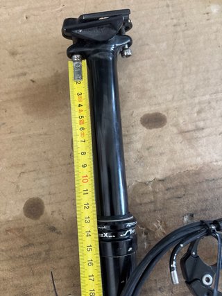 Tija telescópica para bicicleta