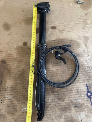 Tija telescópica para bicicleta