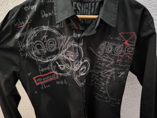 Camisa Desigual Negra Estampada
