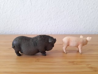 2 Figuras Cerdos Schleich Juguetes animales