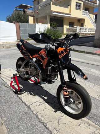 Pit Bike IMR 160cc Negra y Naranja