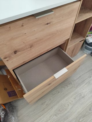 Mueble baño con espejo y  mueble auxiliar