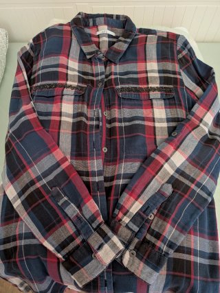 Camisa de cuadros mujer
