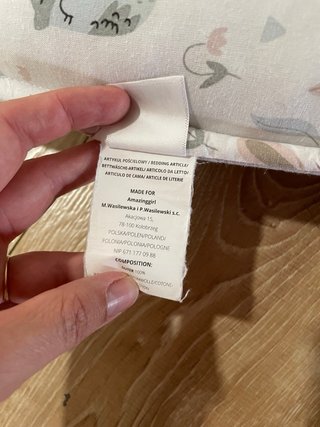 Reductor cuna bebé estampado animales