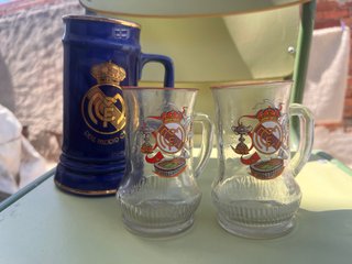 Taza y vasos Real Madrid
