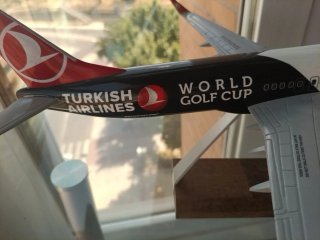 Maqueta Avión Boeing 737 Turkish Airlines