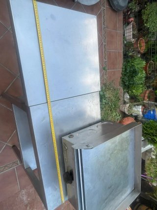 Plancha Gas + Mesa Inox