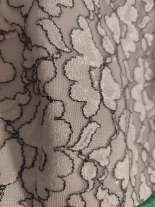 Vestido Nati Jiménez Blanco y Negro