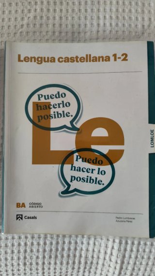 Lengua Castellana 1-2 BA