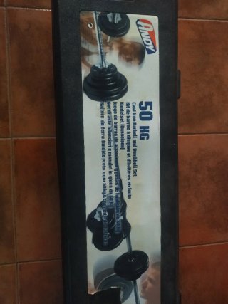 Maletín de pesas 50 KG