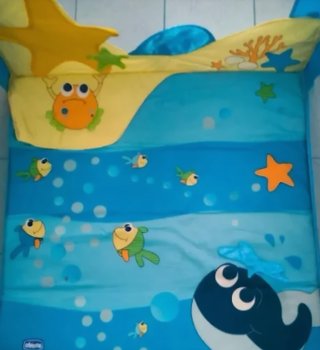 Parque infantil Chicco azul
