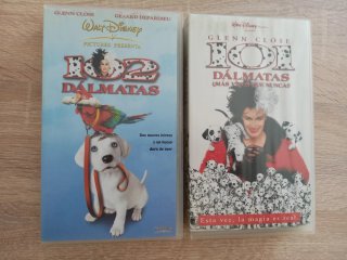 2 Cintas VHS 101 Dálmatas