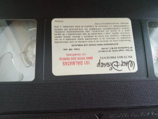 2 Cintas VHS 101 Dálmatas