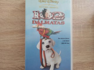 2 Cintas VHS 101 Dálmatas