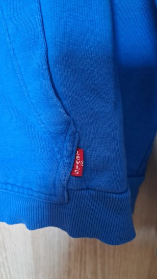 Sudadera Levi's con capucha azul