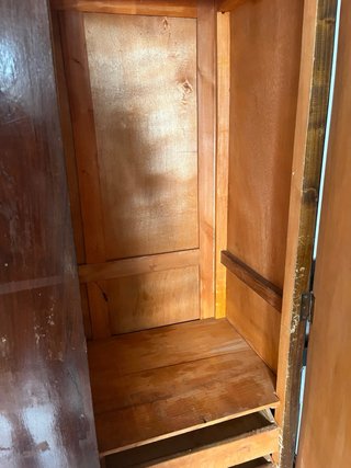 Armario Antiguo Madera con Espejo